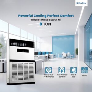 Ecostar 8 Ton Heat & Cool Non inverter Floor Standing AC