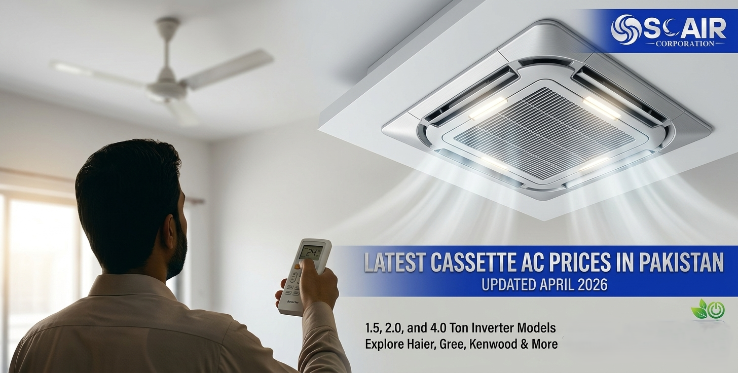 Latest Cassette AC Prices in Pakistan – Updated April 2026