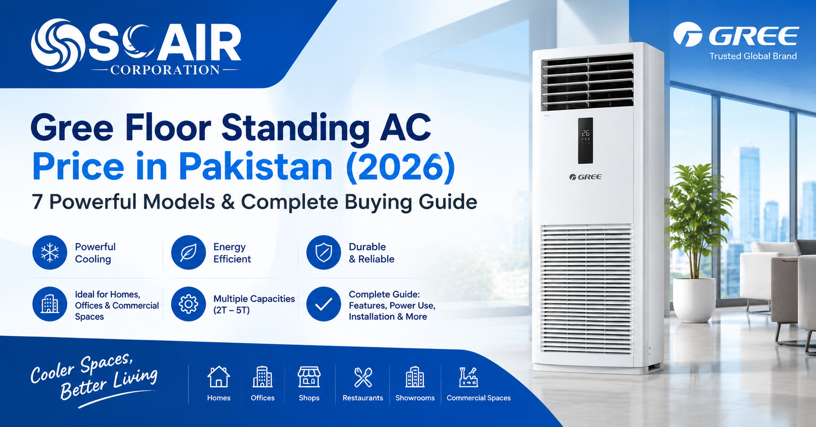 Gree Floor Standing AC Price in Pakistan (2026)