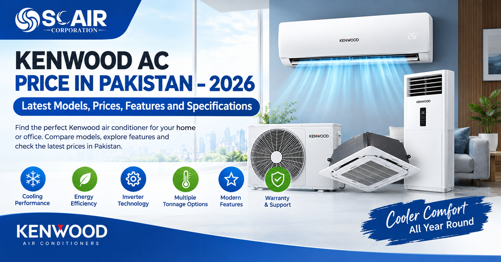 Kenwood AC Price in Pakistan – 2026